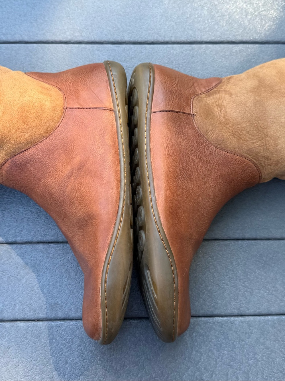Camper Peu Suede Cami Leather Boots Minimalist Chic Barefoot Walking Scandi Girl - Picture 6 of 9